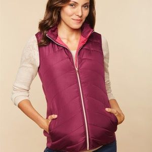 Motherhood maternity puffy vest